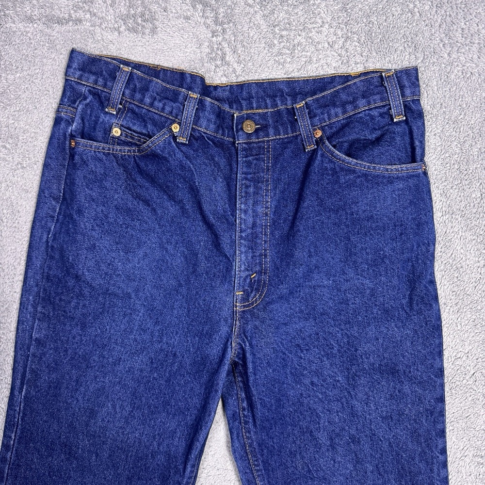 Levi's 20517-0217 Orange Tab Jeans Mens 36x27 Denim USA Made 1988 Talon - Picture 2 of 15